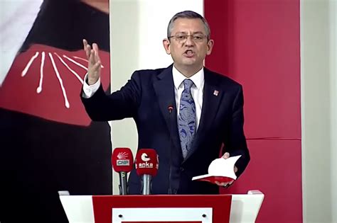 CHP Lideri Özgür Özel: Hilafet çağrısı anayasal düzene baş kaldırmaktır